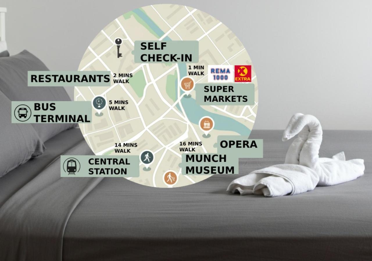 Central And Cozy Next To Oslo S Екстер'єр фото